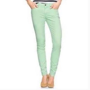 Gap ~ Always Skinny mint green jeans